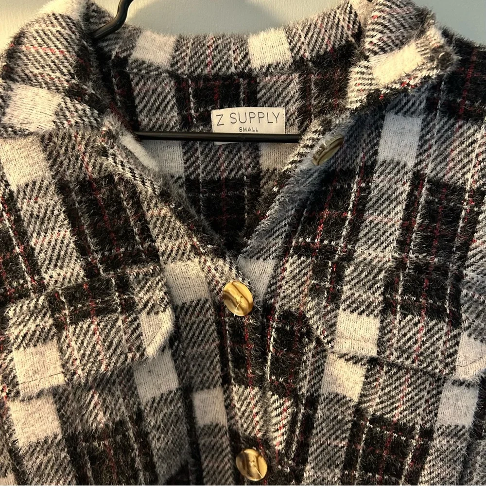 Z Supply Plaid Tucker “Shacket” - Picture 3 of 5